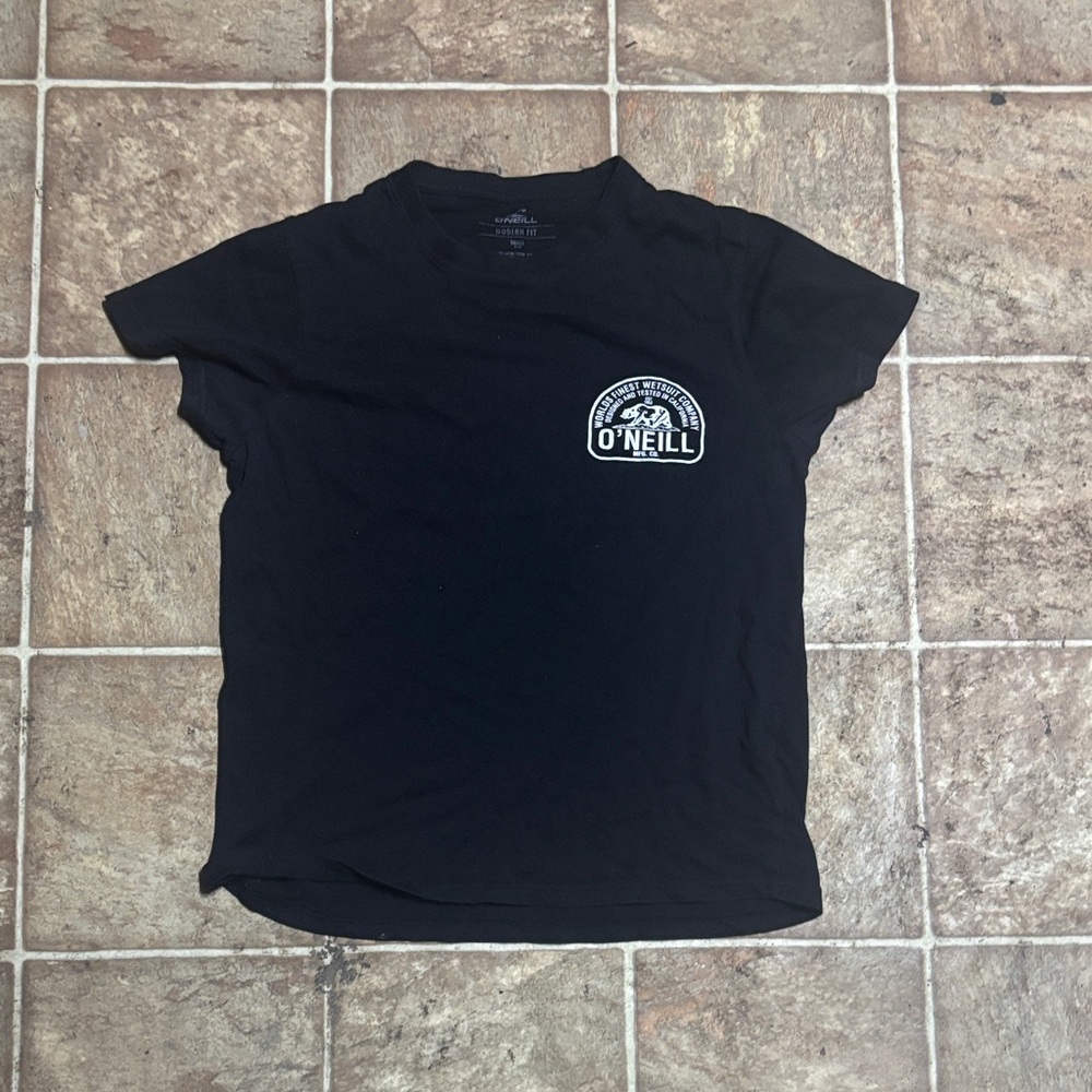 O'Neill Black Tee with Logo Patch